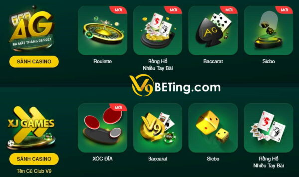 Cổng game V9bet chất lượng, đáng tin cậy