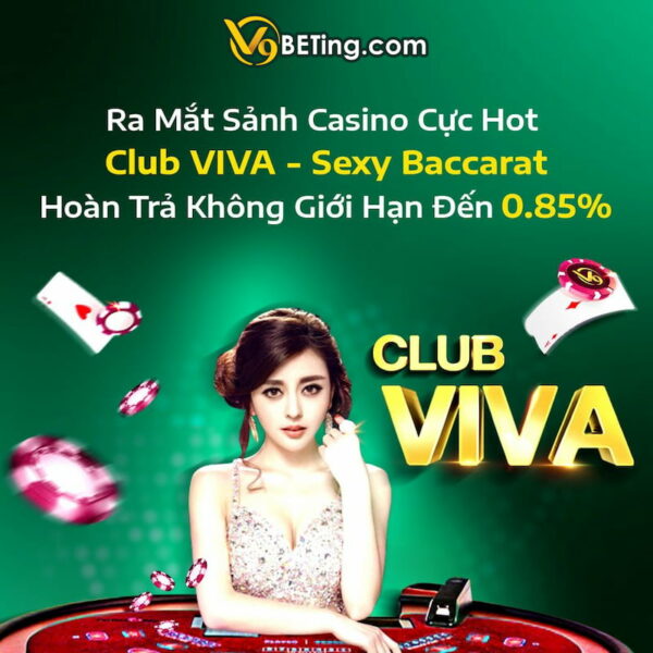 Sảnh Casino V9bet hoạt động hợp pháp, uy tín hàng đầu