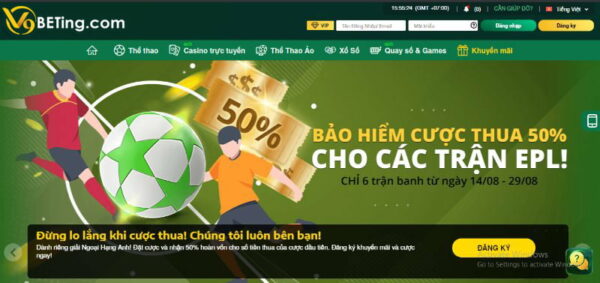 Tham gia cá cược thể thao V9bet cực dễ dàng