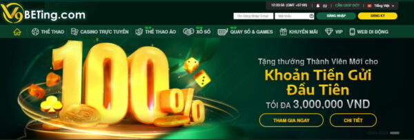 V9bet thể thao tung ra nhiều khuyến mãi cho thành viên mới