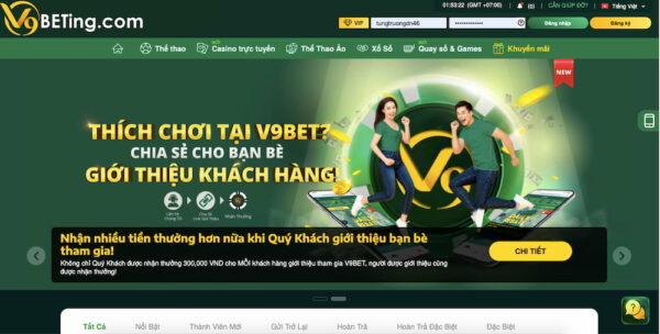 Cá cược thể thao V9bet như nào?