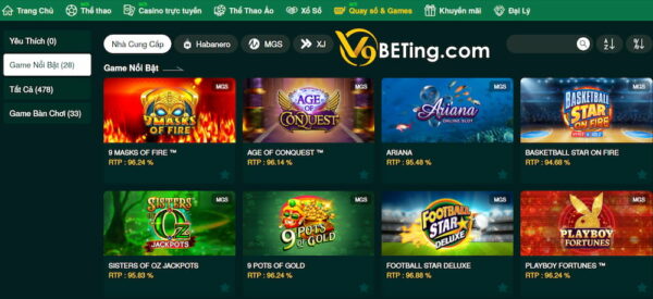 Giới thiệu Quay số & Game V9bet