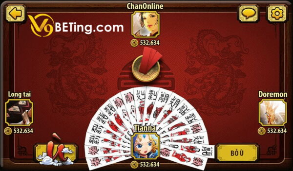 Hướng dẫn luật chơi chắn online V9bet chi tiết