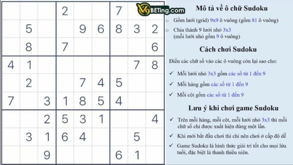 Cách chơi Sudoku cho tân binh